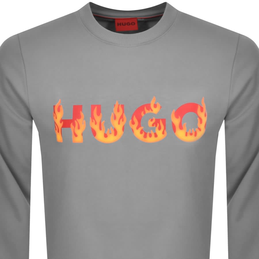 Grey and orange sweatshirt on sale